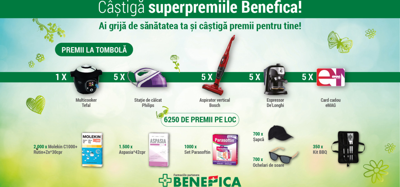 Campania Câștigă superpremiile Benefica!